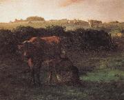 Jean Francois Millet Peasant shove milk Germany oil painting artist